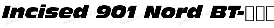 Incised 901 Nord BT字体转换